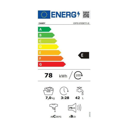 Veļas mazgājamā mašīna CANDY CSTG 072DET/1-S - DomoTehnika