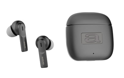 AIWA stereo bezvada austiņas, melnas EBTW-200