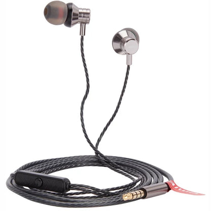 AIWA In-Ear stereo austiņas ar mikrofonu, pelēkas ESTM-50SL