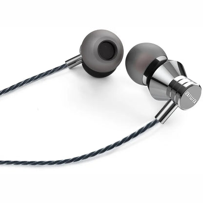 AIWA In-Ear stereo austiņas ar mikrofonu, pelēkas ESTM-50SL