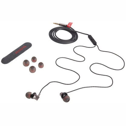 AIWA In-Ear stereo austiņas ar mikrofonu, pelēkas ESTM-50SL