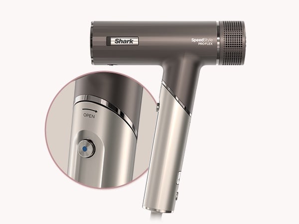 Shark SpeedStyle Pro FLEX 4-in-1 matu fēns, 1700 W, sudraba HD542EU