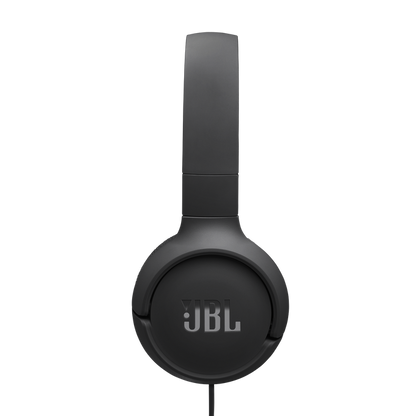 JBL Tune on-ear austiņas ar USB, melnas JBLT520CBLK