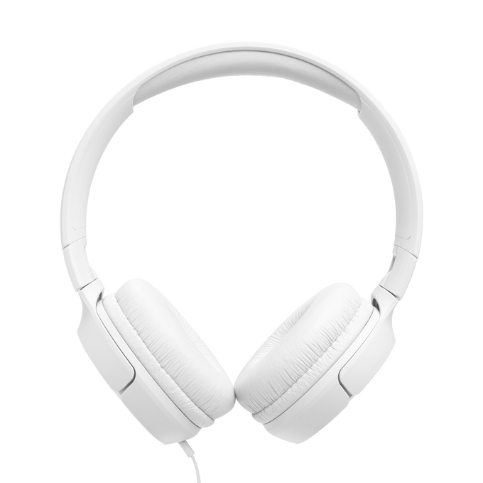 JBL Tune on-ear austiņas ar USB, baltas JBLT520CWHT