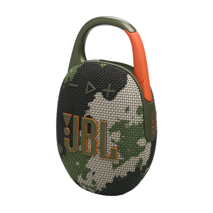 JBL ūdensizturīga portatīvā skanda ar karabīni, kamuflāža JBLCLIP5SQUAD