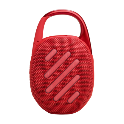 JBL ūdensizturīga portatīvā skanda ar karabīni, sarkans JBLCLIP5RED