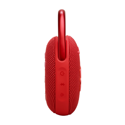 JBL ūdensizturīga portatīvā skanda ar karabīni, sarkans JBLCLIP5RED