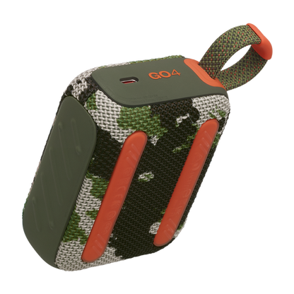 JBL ūdensizturīga portatīvā skanda JBL Go 4, kamuflāžas JBLGO4SQUAD