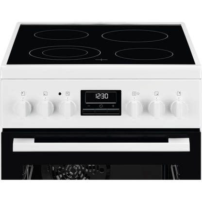 Electrolux elektriskā plīts ar elektrisko cepeškrāsni, 50cm, balta LKR562066W