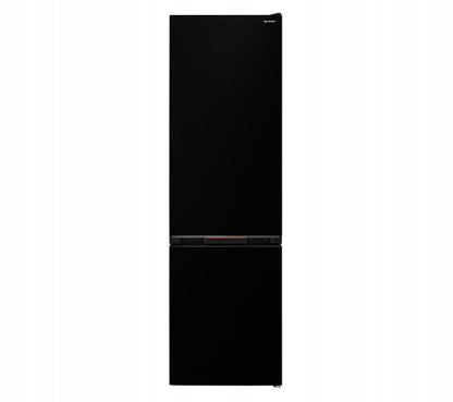 SHARP ledusskapis ar saldētavu apakšā, 180 cm, melns SJ-FBA05DMXBE-EU