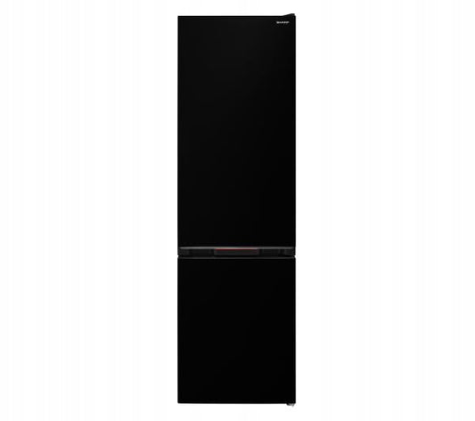 SHARP ledusskapis ar saldētavu apakšā, 180 cm, melns SJ-FBA05DMXBE-EU