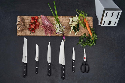 Knife block set ZWILLING Gourmet, Knife block set, 7pcs, white 1002454 / 36133-310-0