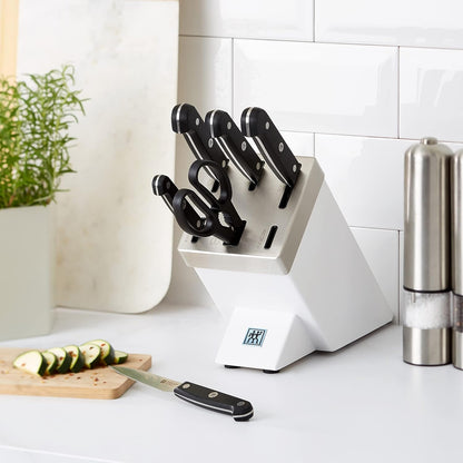 Knife block set ZWILLING Gourmet, Knife block set, 7pcs, white 1002454 / 36133-310-0