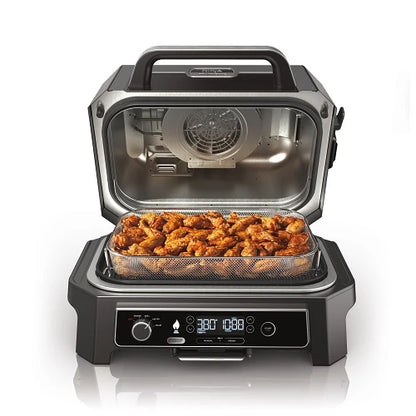 Ninja Woodfire Pro XL elektriskais āra grils, melns OG850EU