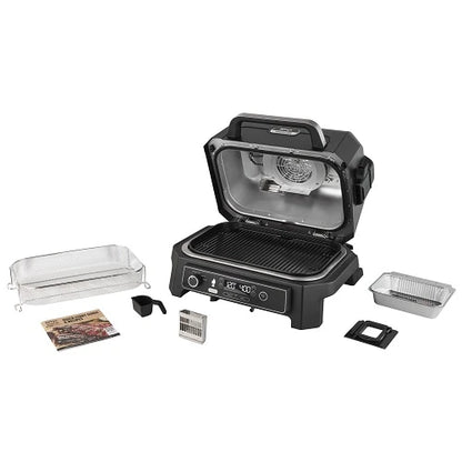 Ninja Woodfire Pro XL elektriskais āra grils, melns OG850EU
