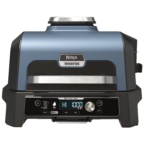 Ninja Woodfire Pro XL elektriskais āra grils, zils/melns OG901EU