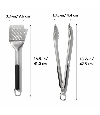 Virtuves piederumu komplekts OXO Good Grips Grilling Turner and Tongs Set  11320200