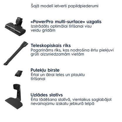 Electrolux 500.sērijas 2in1 bezvadu putekļusūcējs bez maisiņa, balts ES52CB18SH
