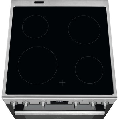 Electrolux elektriskā plīts ar elektrisko cepeškrāsni, 59.6cm, balta LKR64020CX