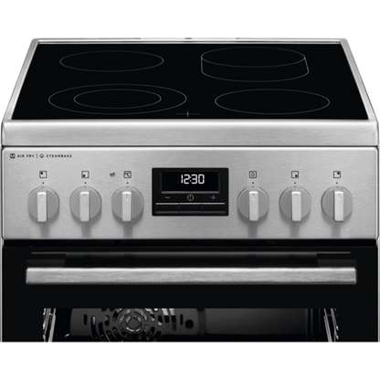Electrolux elektriskā plīts ar elektrisko cepeškrāsni, tērauda LKR564255X