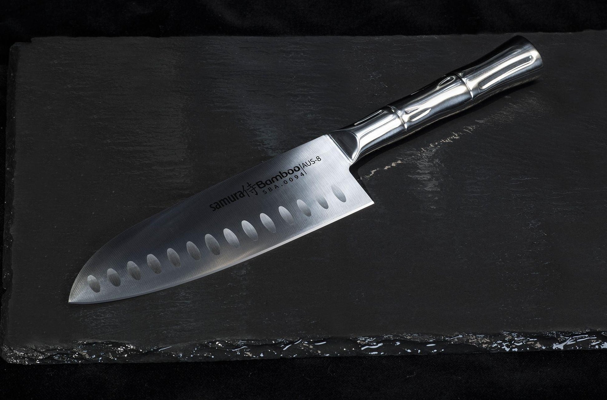 Virtuves nazis SAMURA BAMBOO Santoku 6.3"/160 mm - DomoTehnika