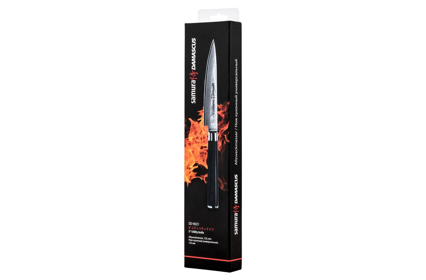 Virtuves nazis SAMURA DAMASCUS Utility 5.0"/125 mm - DomoTehnika