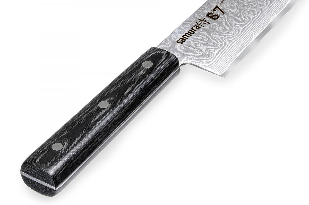 Šefa nazis SAMURA DAMASCUS 67 9.4"/240 mm, 67 layers. - DomoTehnika