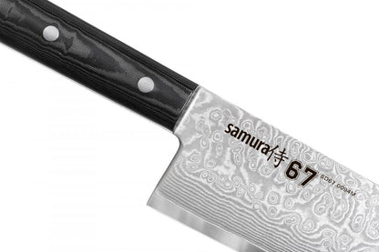 Virtuves nazis SAMURA DAMASCUS 67 Santoku 7.0"/175 mm, 67 layers. - DomoTehnika