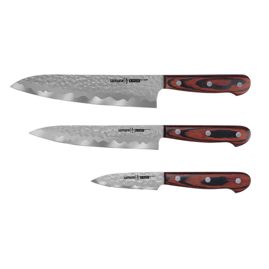Nažu komplekts SAMURA KAIJU Set of 3 kitchen knives SKJ-0220B - DomoTehnika