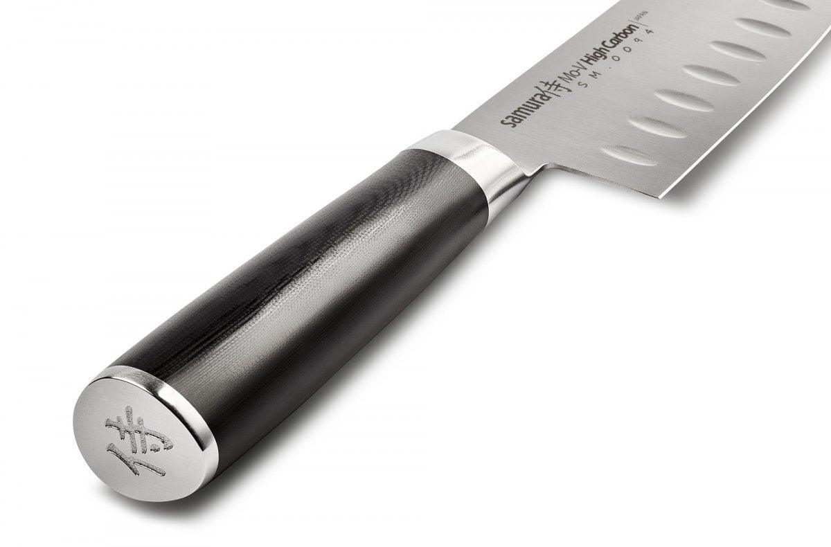 Virtuves nazis SAMURA MO-V Santoku hollow ground 7.0"/180 mm - DomoTehnika