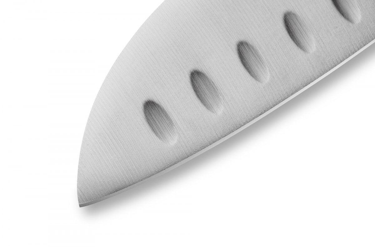 Virtuves nazis SAMURA MO-V Santoku hollow ground 7.0"/180 mm - DomoTehnika