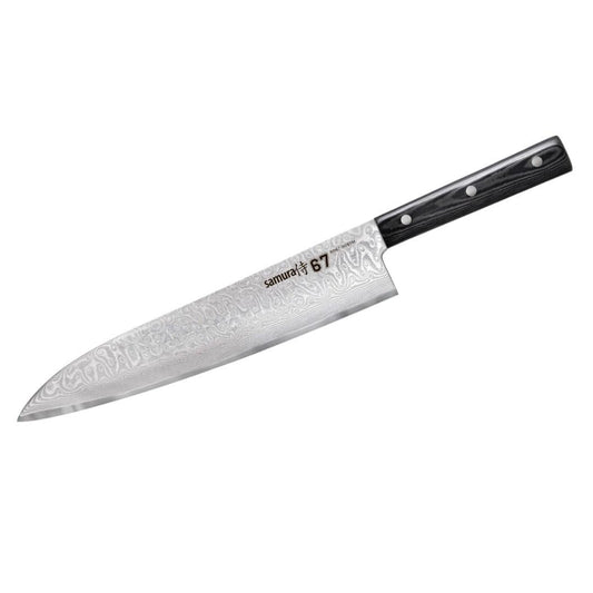 Šefa nazis SAMURA DAMASCUS 67 9.4"/240 mm, 67 layers. - DomoTehnika