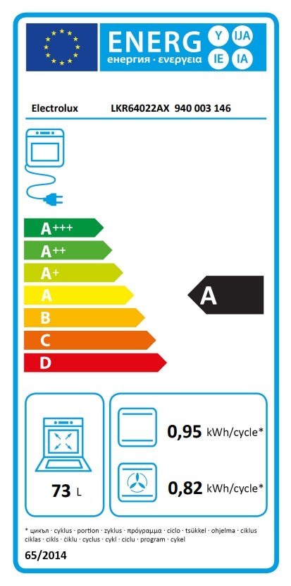Electrolux elektriskā plīts ar elektrisko cepeškrāsni, tērauda LKR64022AX