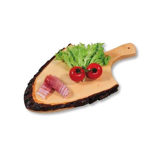 Serving tray KESPER Bark serving board, alder wood, 30-35x18x2cm 61205
