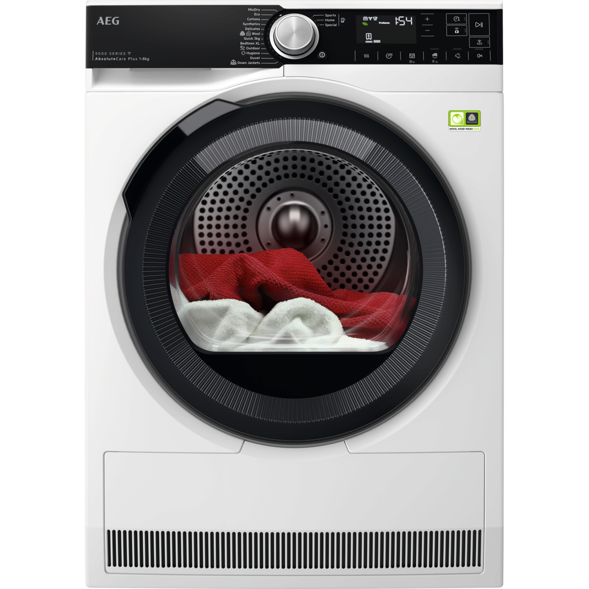 AEG siltumsūkņa veļas žāvētājs, 8 kg TR9586CE