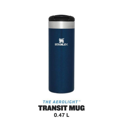 Термокружка STANLEY The AeroLight TransitMug 0.47L синяя 2810787149