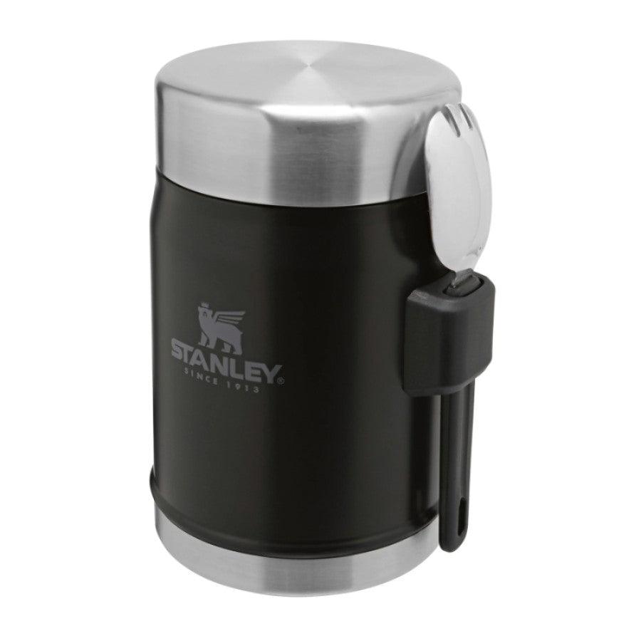 Termoss ēdienu STANLEY The Legendary Food Jar + Spork 0,4L matēti melns 2809382005 - DomoTehnika
