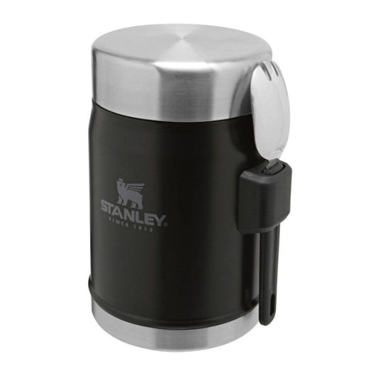 Termoss ēdienu STANLEY The Legendary Food Jar + Spork 0,4L matēti melns 2809382005 - DomoTehnika