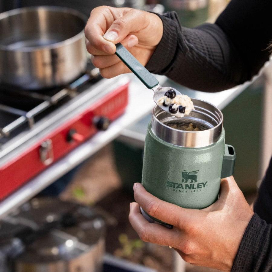Termoss ēdienu STANLEY The Legendary Food Jar + Spork 0,4L matēti melns 2809382005 - DomoTehnika