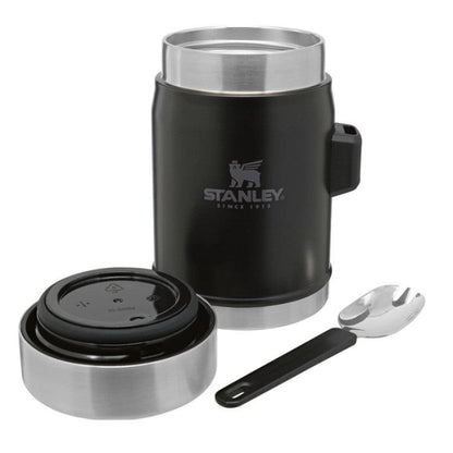 Termoss ēdienu STANLEY The Legendary Food Jar + Spork 0,4L matēti melns 2809382005 - DomoTehnika