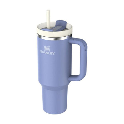 Termokrūze ar salmiņu STANLEY The Quencher H2.O FlowState Tumbler 1.18L hortenziju zila - DomoTehnika