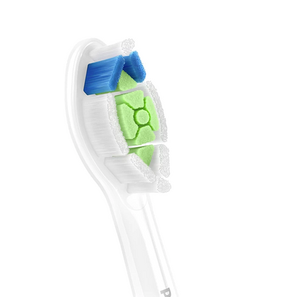 PHILIPS Sonicare W2 Optimal White  standarta zobu birstes uzgalis, 4 gab, balti HX6064/87