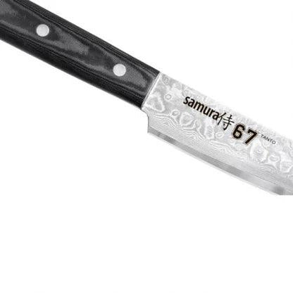 Filejas nazis SAMURA DAMASCUS 67 Slicing knife TANTO 9.0"/230 mm, 67 layers. SD67-0046MT - DomoTehnika