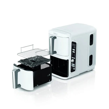 Ninja karstā gaisa katls Double Stack XL, 9.5l, 2470W, balts SL400EUWH