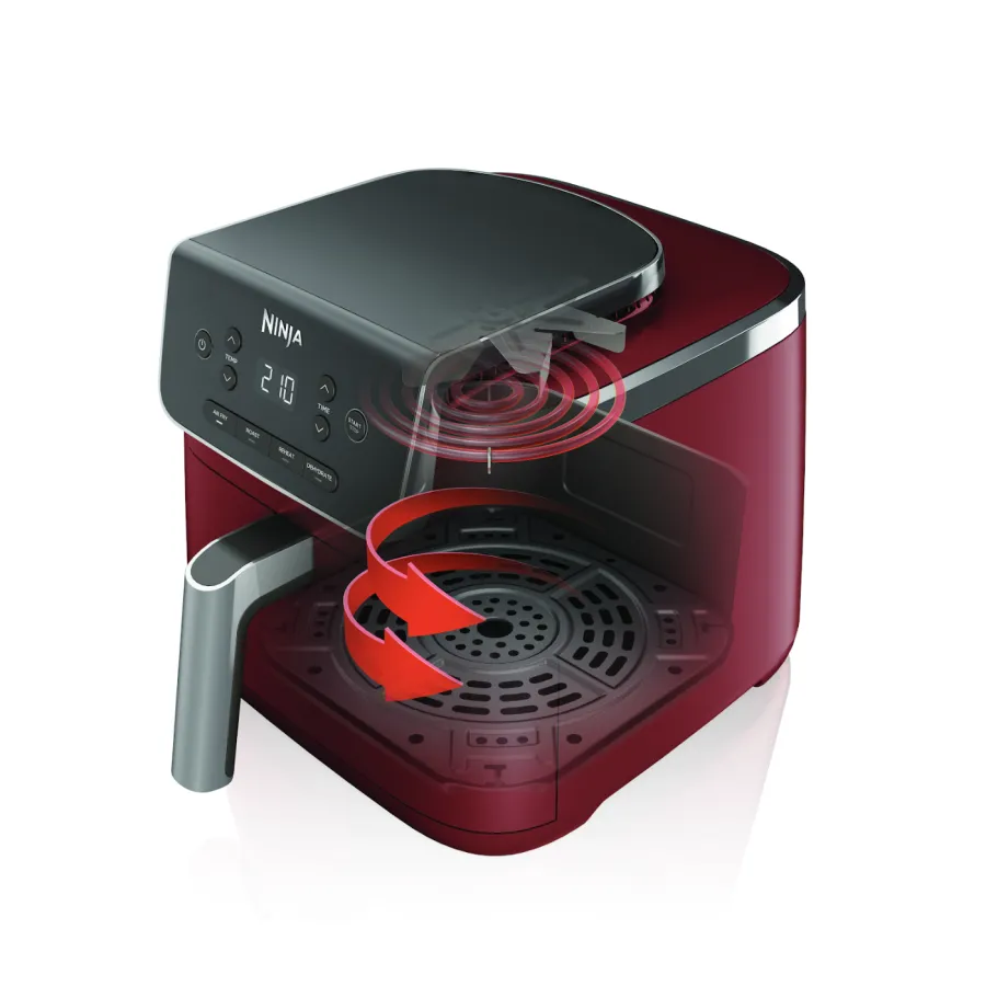 Ninja karstā gaisa katls, 4.7l, 1750W, sarkans AF140EUCM