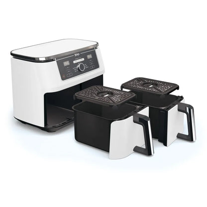 Ninja karstā gaisa katls Foodi MAX Dual Zone, 9.5l, 2470W, balts AF400EUWH