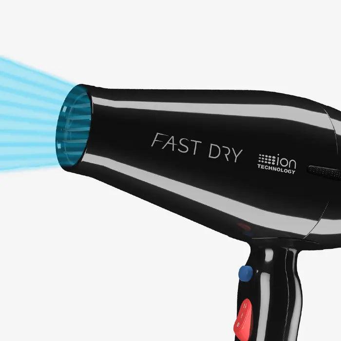 Matu fēns SOLIS 381 Fast Dry 360° ionic Black - DomoTehnika