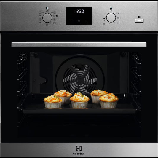 Electrolux 600.sērijas cepeškrāsns, iebūv., 72 l. nerūsoša tērauda EOD3H50TX