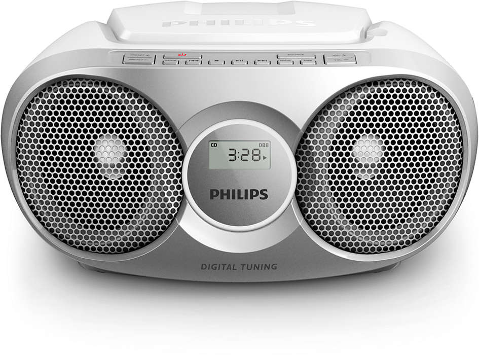 PHILIPS CD magnetola (sudraba) AZ215S/12