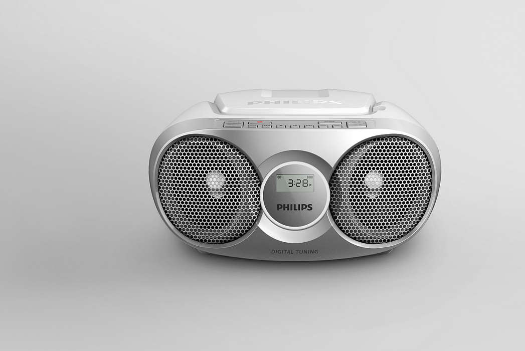 PHILIPS CD magnetola (sudraba) AZ215S/12
